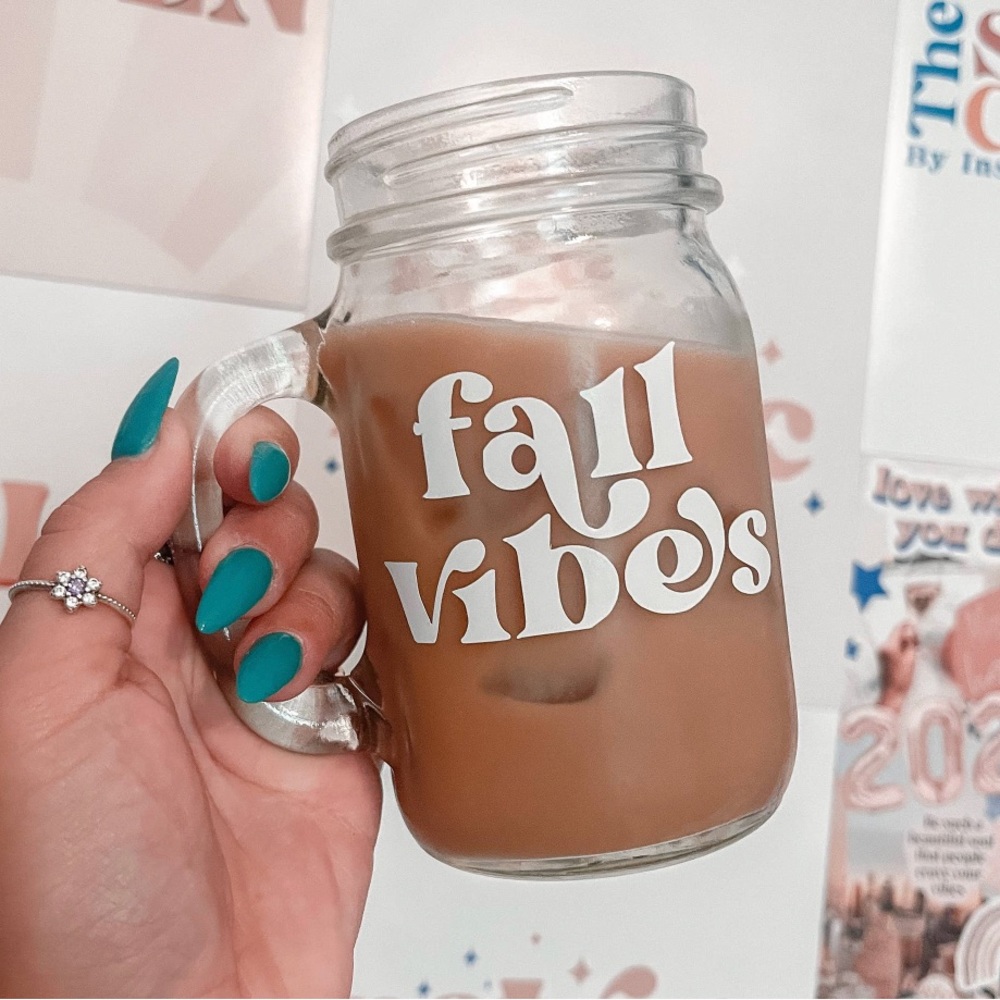 Fall vibes mug 16 oz new